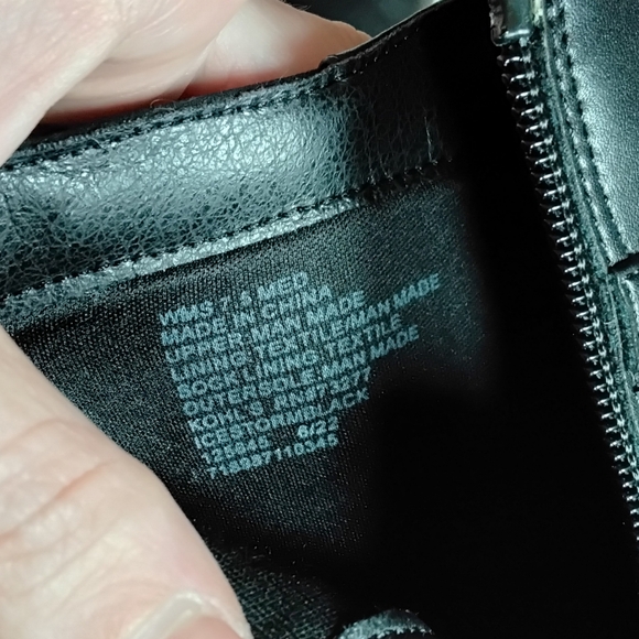 Croft & Barrow Black Buckle Ankle Boots TECOMFORT Size 7.5M NWOT - Picture 7 of 8